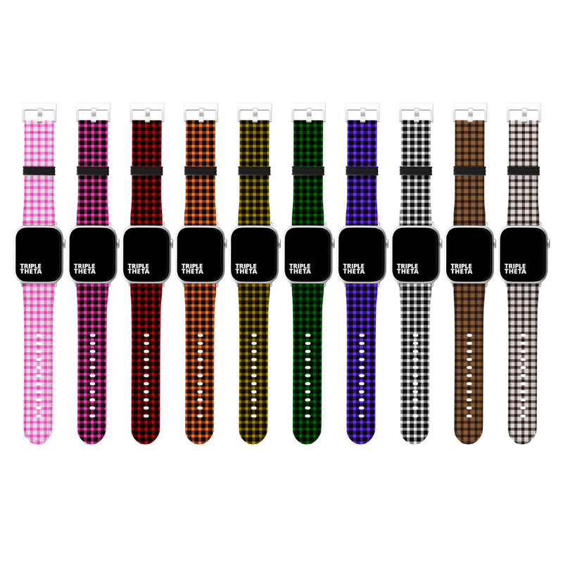 x10 BUNDLE: Watchband Flannel Collection Bands For Apple Watch