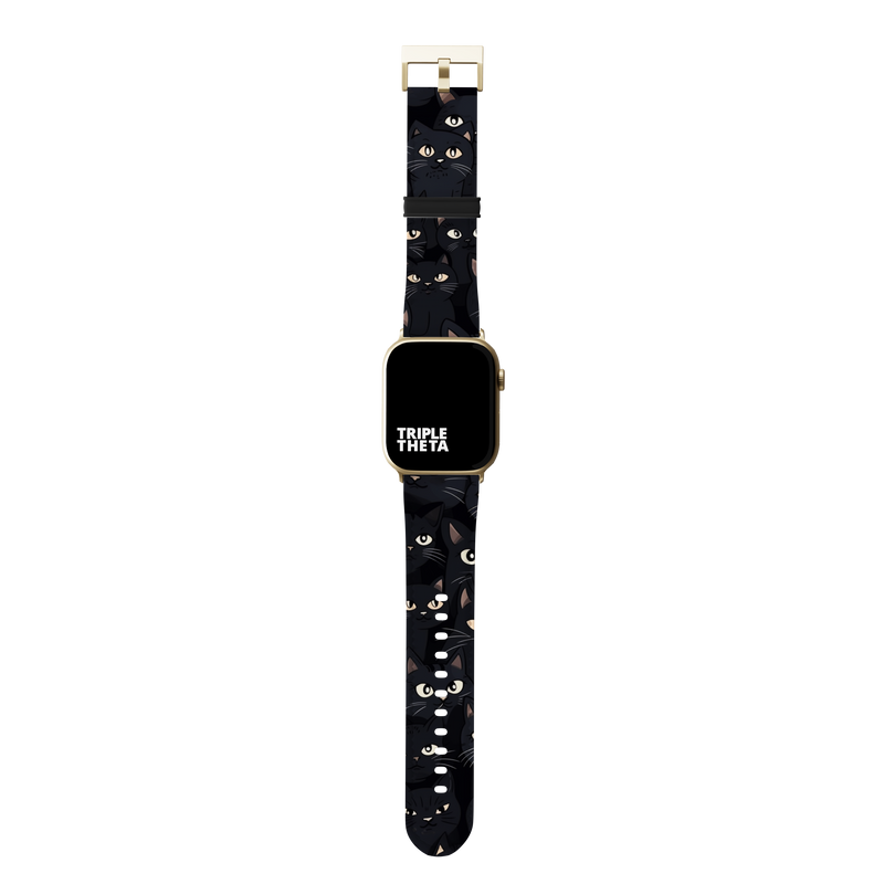 Black Cats Pet Collection Band For Apple Watch