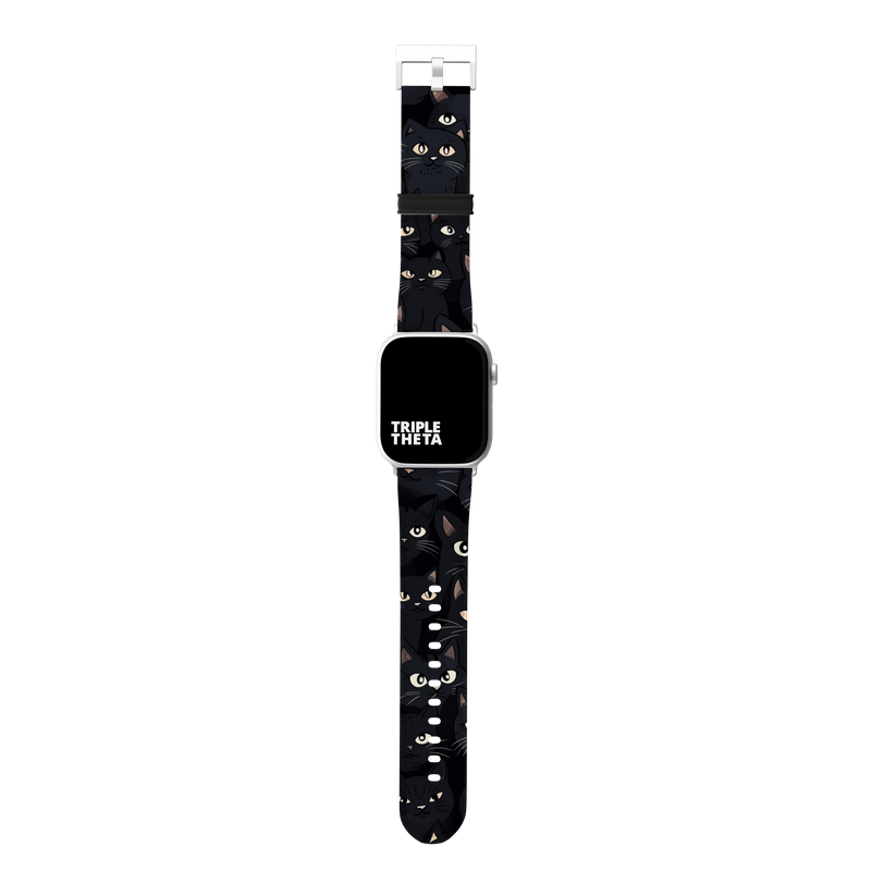 Black Cats Pet Collection Band For Apple Watch