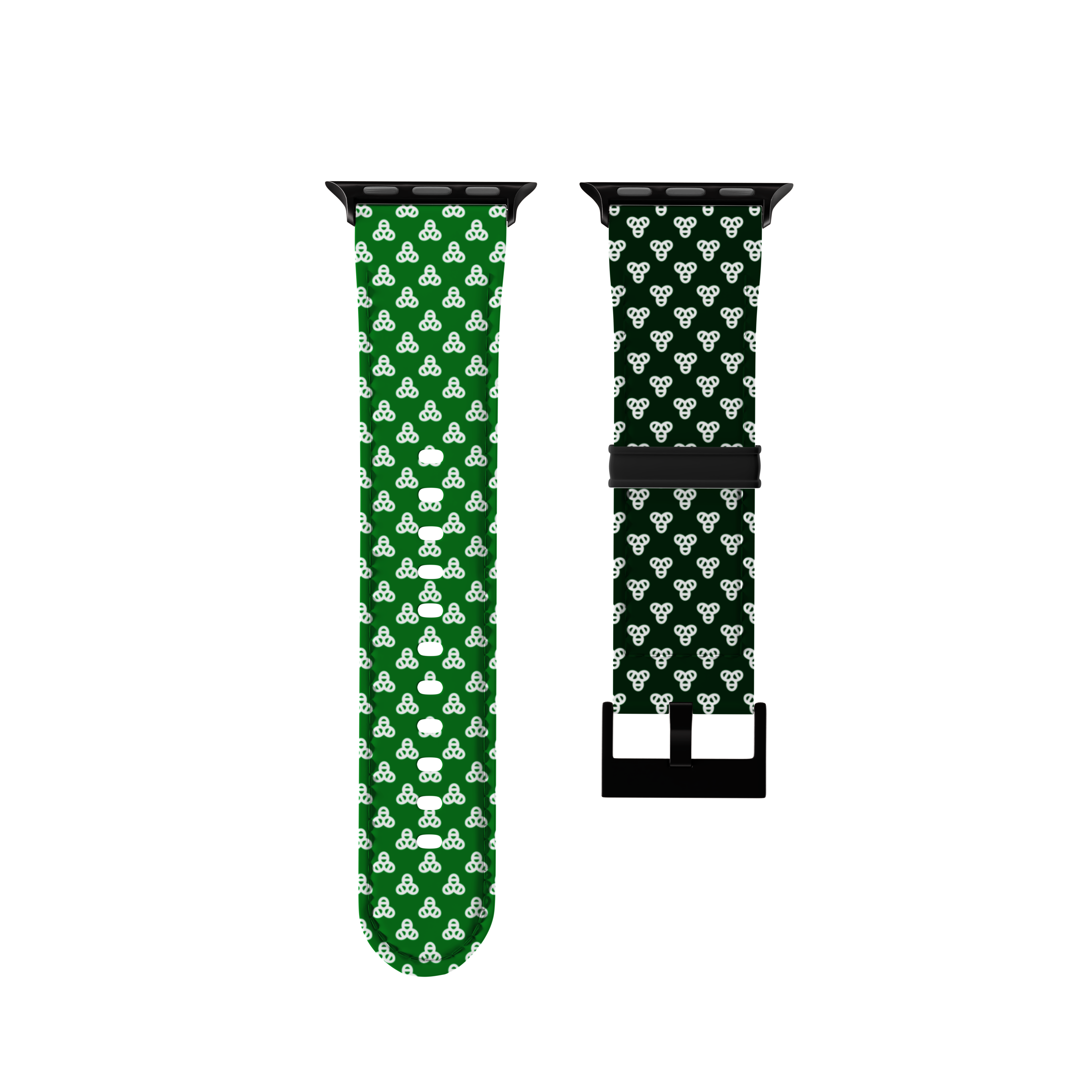 Dual Green Triple Theta Signature Collection Band For Apple Watch