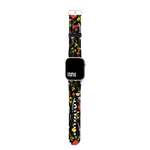 Black Super Flower Series Band For Apple Watch