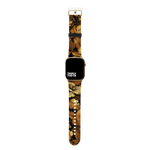Black and Gold Floral & Palm Leaves Super Flower Collection Band For Apple Watch