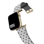 Black and White Polka Dot Collection Band For Apple Watch
