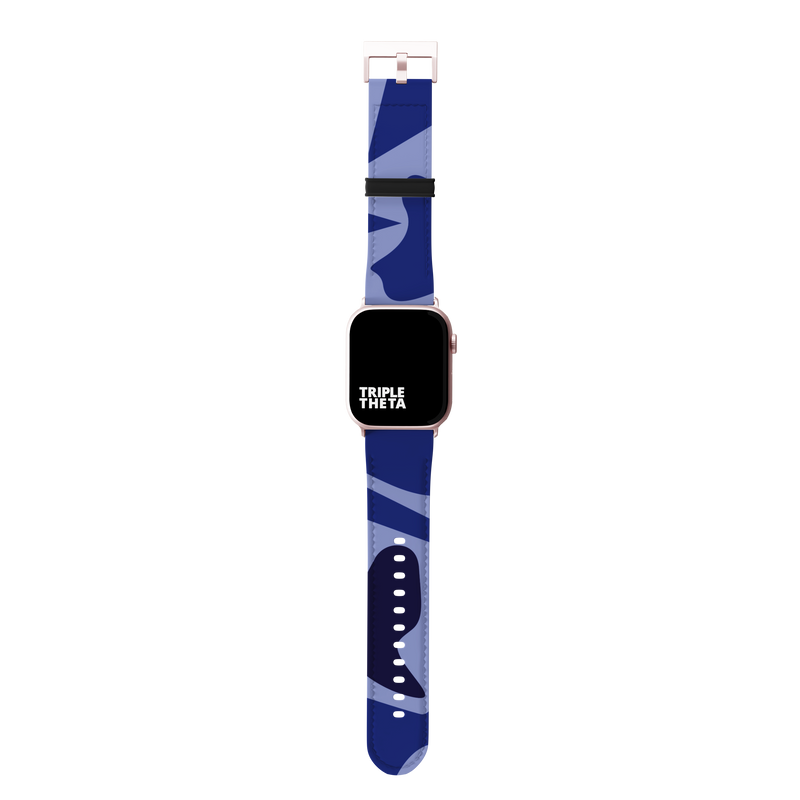 Blue Abstract Collection Band For Apple Watch