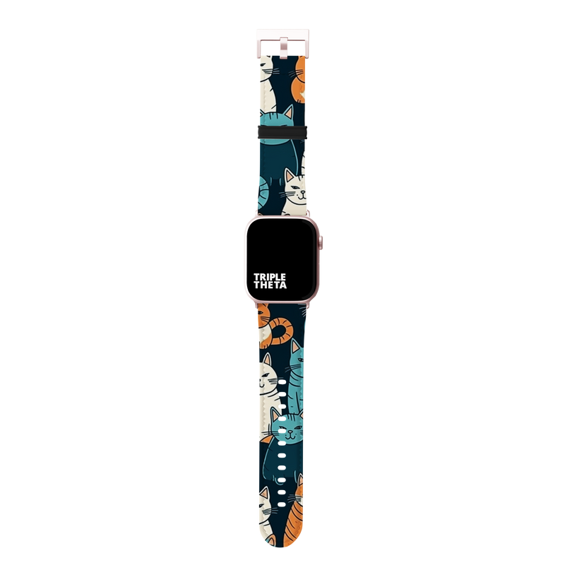 Blue Cats TRIPLE THETA VAULT Band For Apple Watch