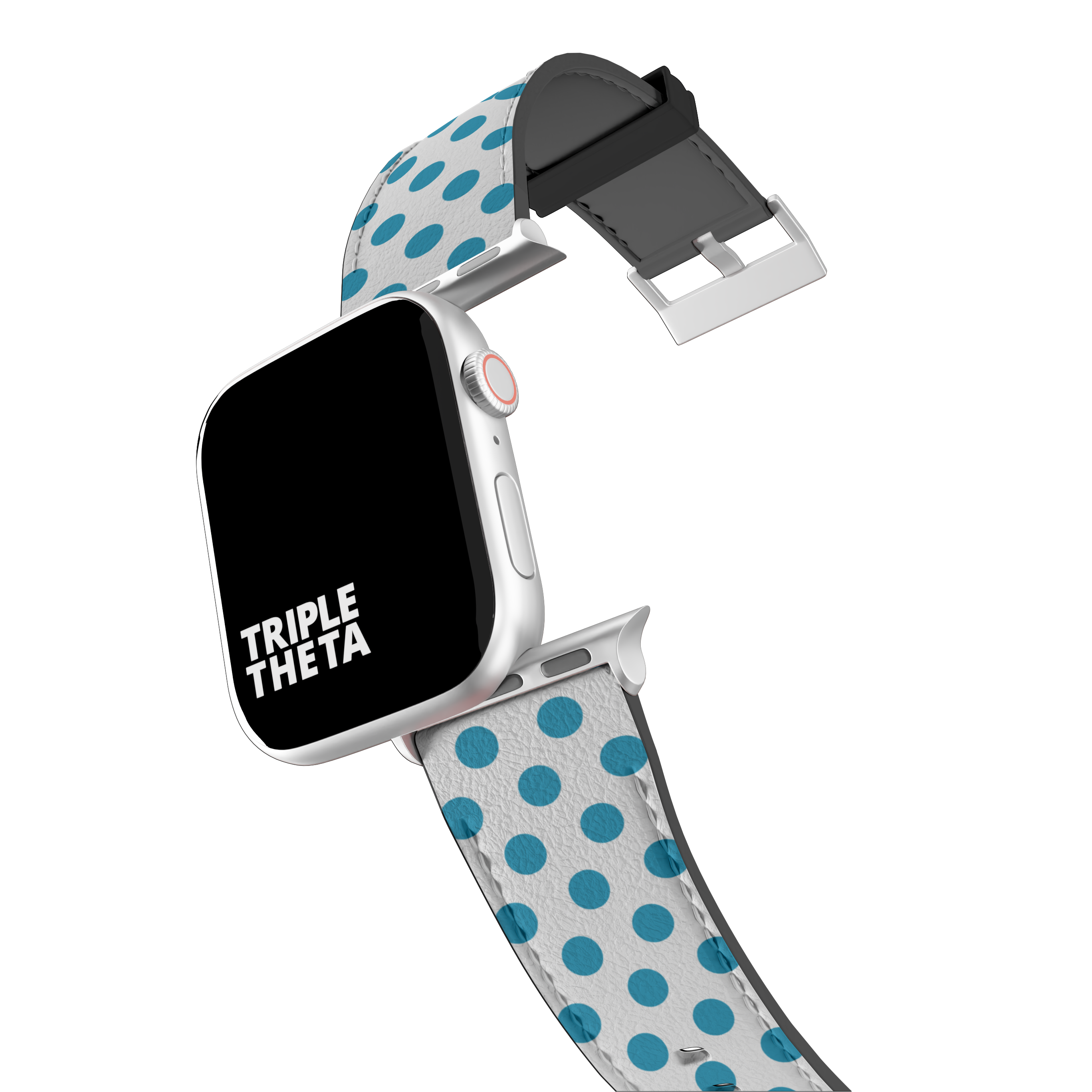 Blue Dots Super Stripes Collection Band For Apple Watch