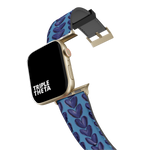 Blue Painted Heart Collection Band For Apple Watch