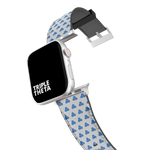 Blue TRIPLE THETA Holiday Collection Band For Apple Watch