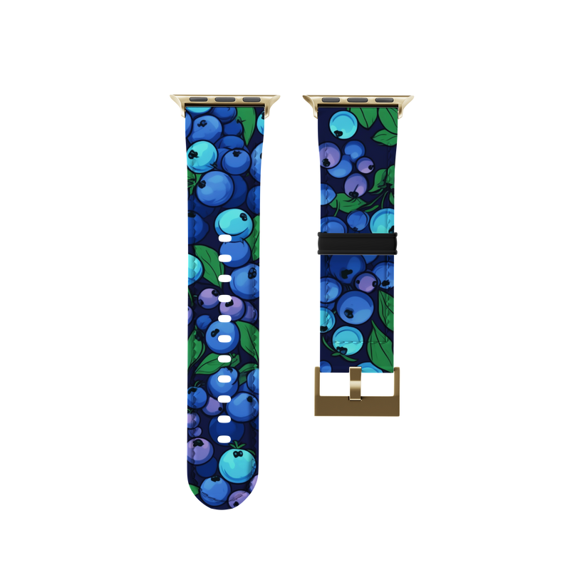 Blueberry Mega Fruit Collection Band For Apple Watch