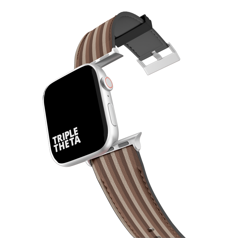 Brown Super Stripes Collection Band For Apple Watch