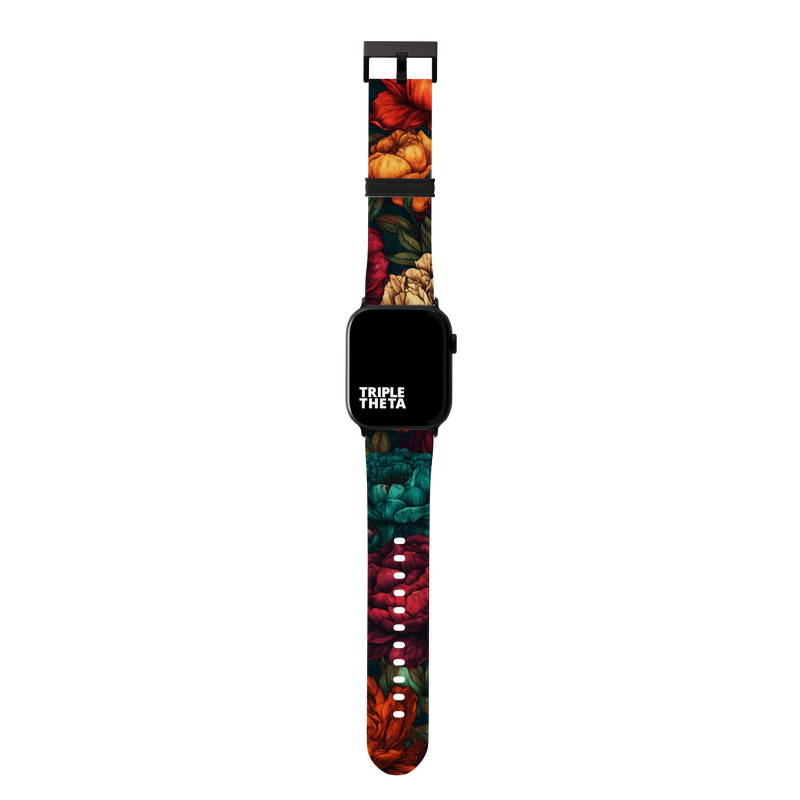 Cascading Rose Super Flower Collection Band For Apple Watch