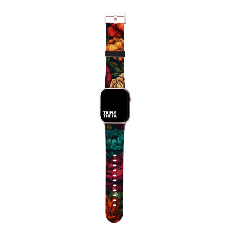 Cascading Rose Super Flower Collection Band For Apple Watch