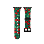 Cherry And Leaves Mega Fruit Collection Band For Apple Watch