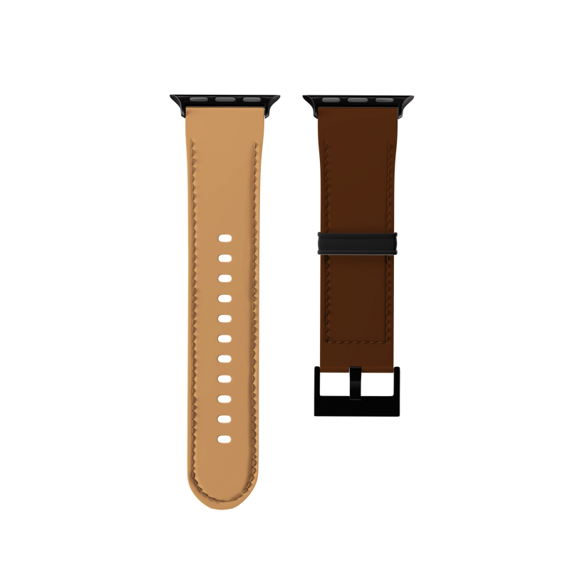 Chocolate Chip Cookie Tones Bicolor Contrast Collection Band For Apple Watch