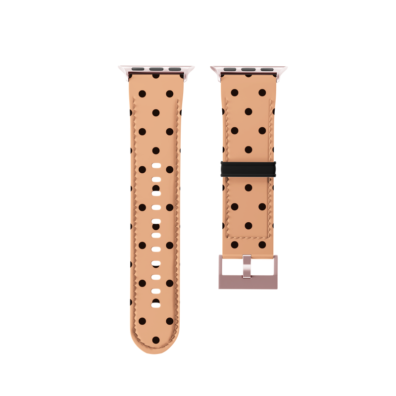 Chocolate Chip Polka Dot Collection  Band For Apple Watch