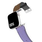 Chocolate and Lavender Bicolor Contrast Collection Band For Apple Watch