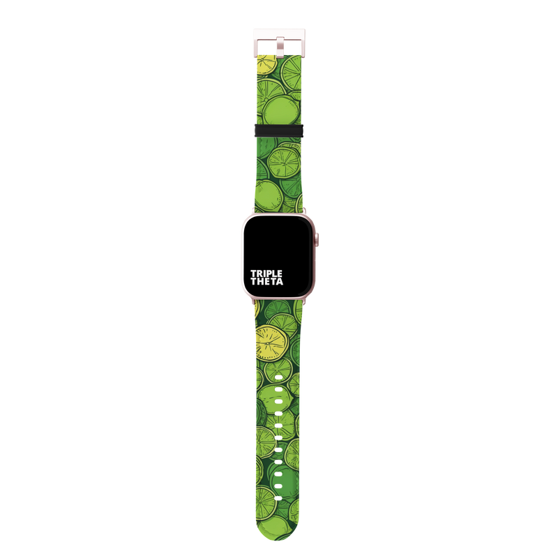 Citrus Green Lime Mega Fruit Collection Band For Apple Watch