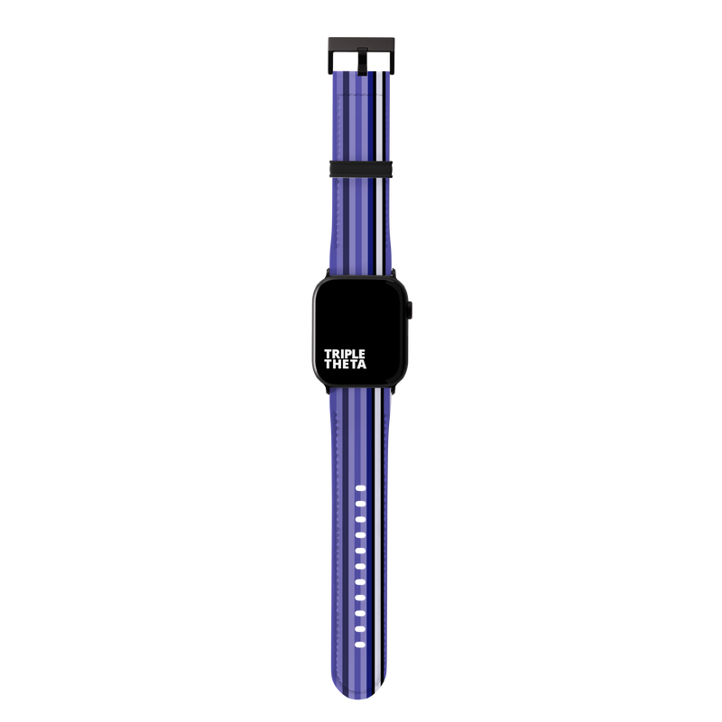 Classic Blue Super Stripes Collection Band For Apple Watch