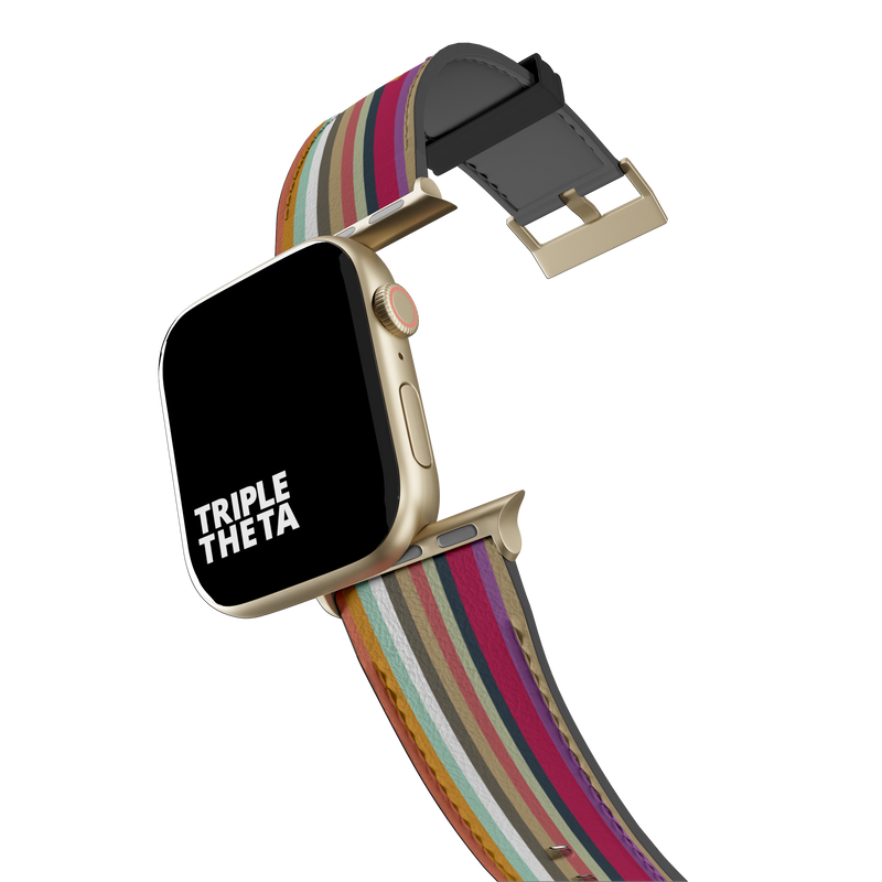 Classic Multicolor Super Stripes Collection Band For Apple Watch