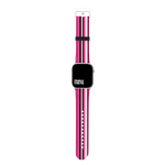 Classic Pink Super Stripes Collection Band For Apple Watch