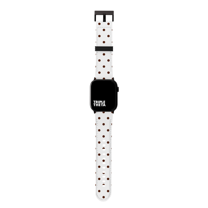 Dark Brown Polka Dot Collection Band For Apple Watch