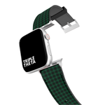 Darkest Green Flannel Collection Band For Apple Watch