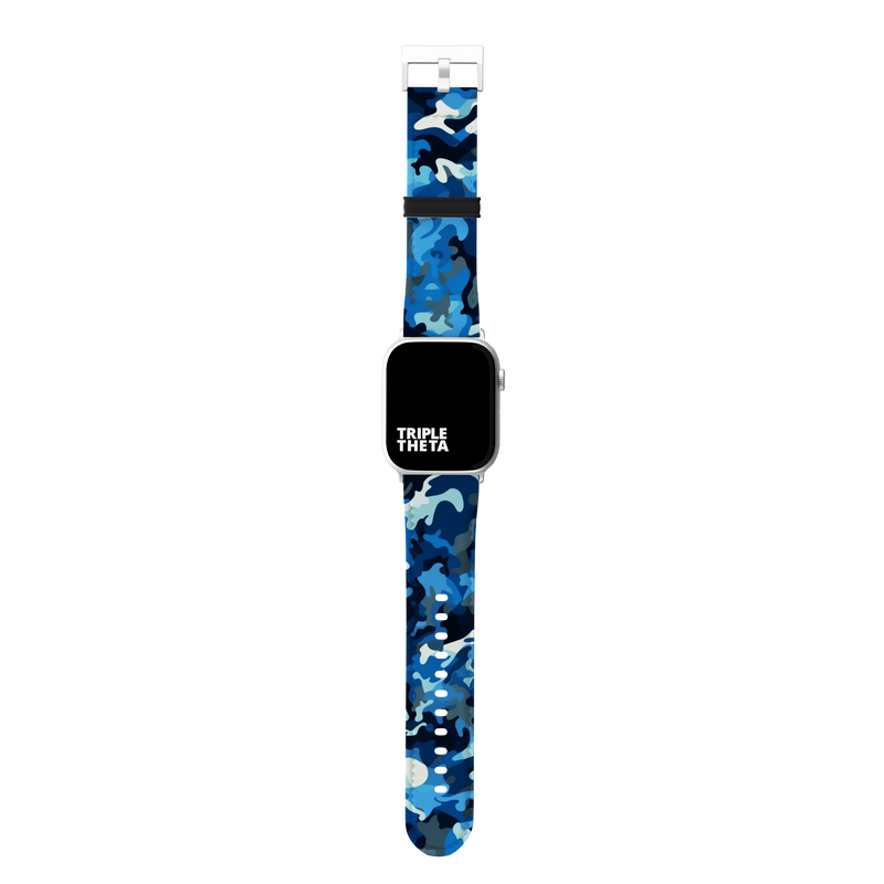 Denim Blue Camouflage Collection Band For Apple Watch