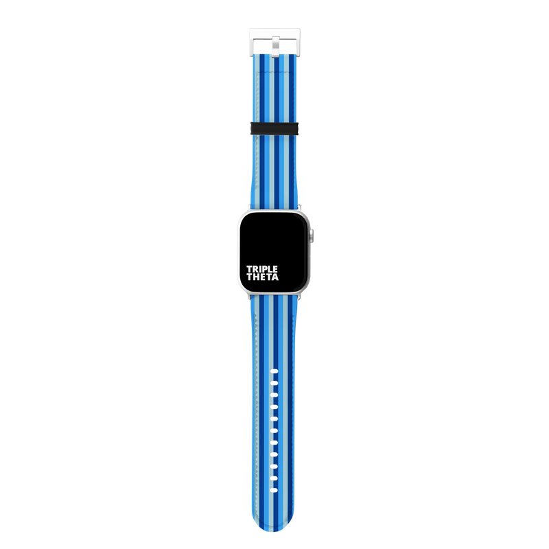 Double Blue Super Stripes Collection Band For Apple Watch