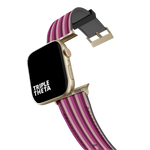Double Pink Super Stripes Collection Band For Apple Watch