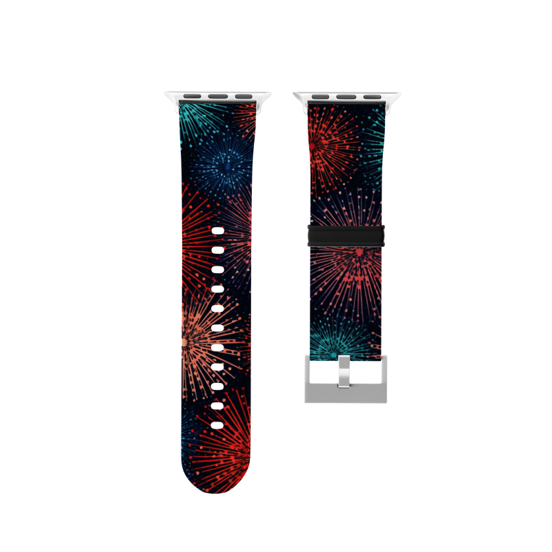 Firework Frenzy USA Collection Band For Apple Watch