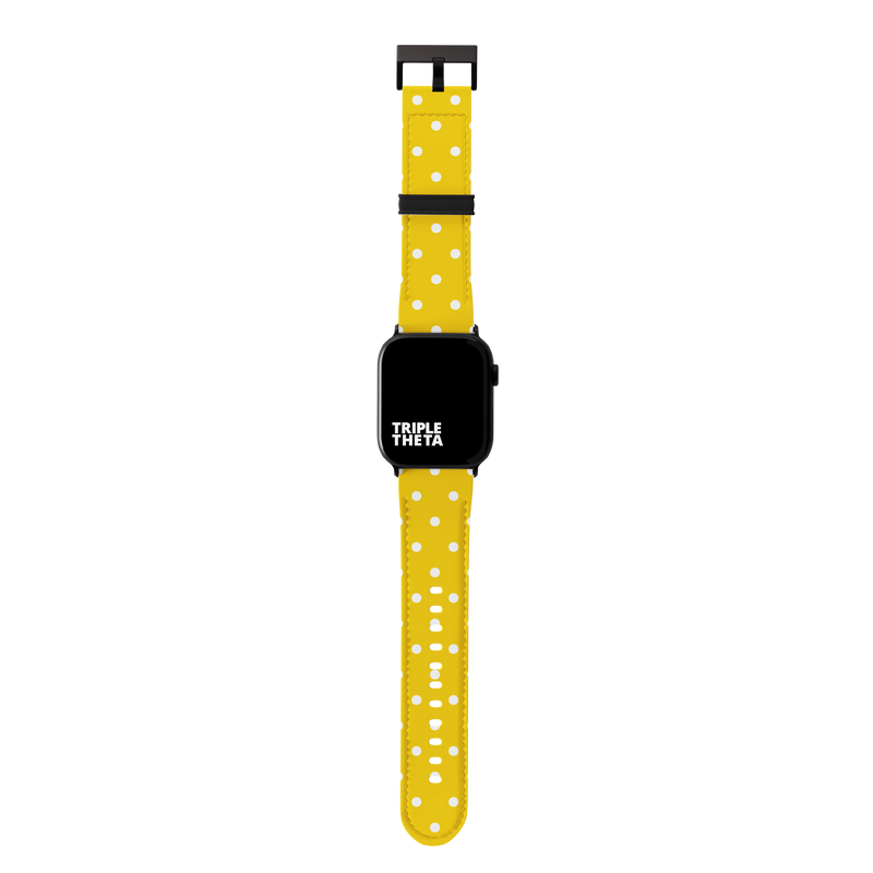 Full Yellow Polka Dot Collection Band For Apple Watch