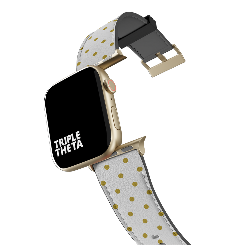 Gold Polka Dot Collection Band For Apple Watch