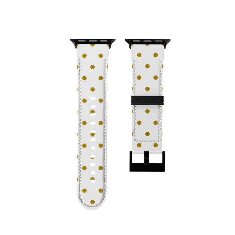 Gold Polka Dot Collection Band For Apple Watch