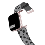 Gray Cheetah Collection Band For Apple Watch