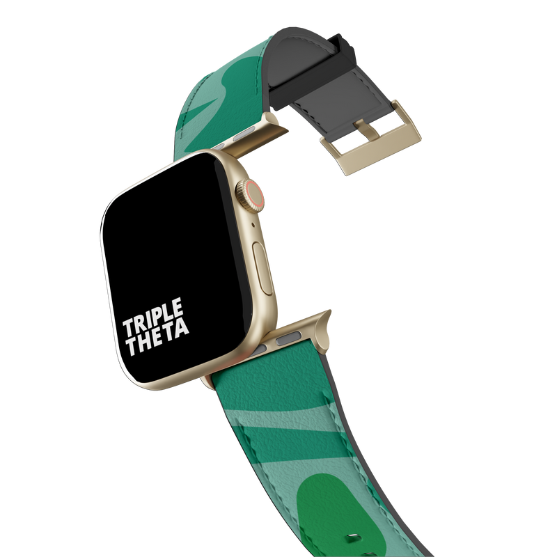 Green Abstract Collection Band For Apple Watch