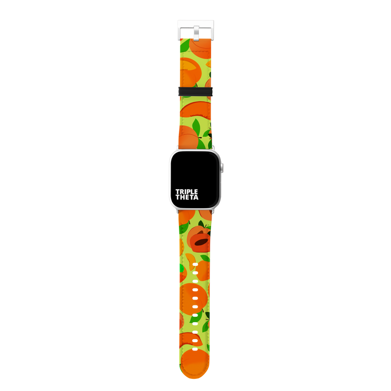 Green Peach Fruit Collection Band For Apple Watch
