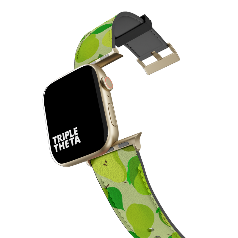 Green Pear Fruit Collection Band For Apple Watch