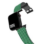 Green TRIPLE THETA Basics Collection Band For Apple Watch