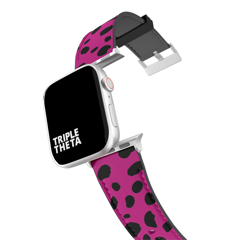 Hot Pink Cheetah Collection Band For Apple Watch