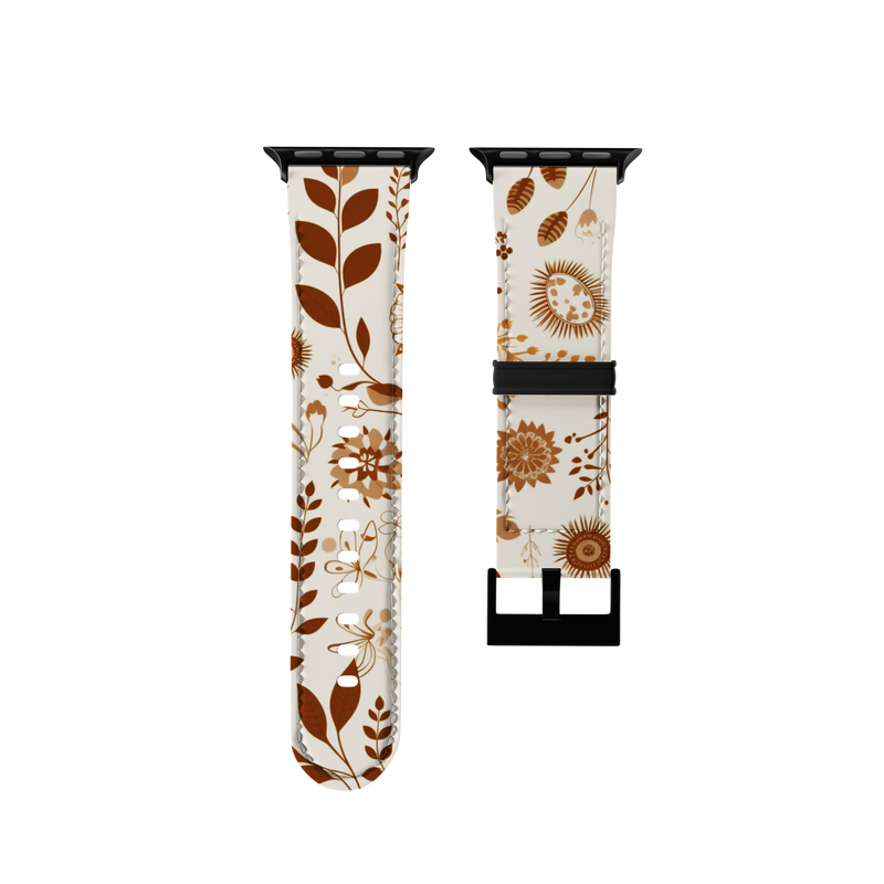 Light Walnut Whisper Botanical Collection Band For Apple Watch