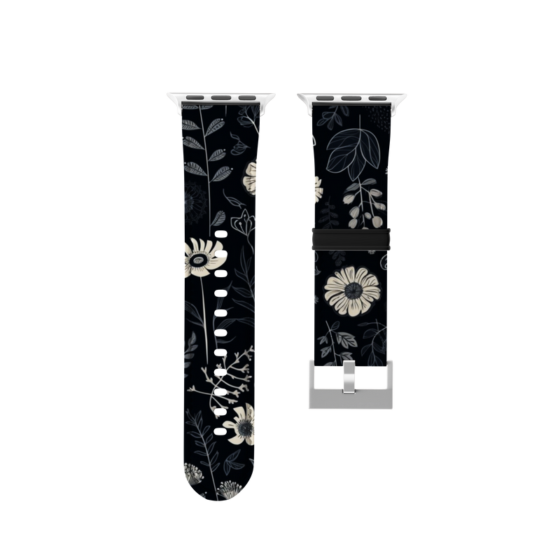 Midnight Meadows Botanical Collection Band For Apple Watch