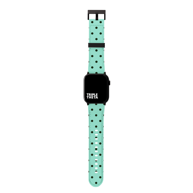 Mint Polka Dot Collection Band For Apple Watch