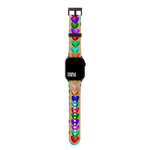 Multicolor Painted Heart Collection Band For Apple Watch