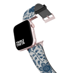 Navy Nova Botanical Collection Band For Apple Watch