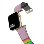 Pink Retro Stripes PRIDE Collection Band For Apple Watch
