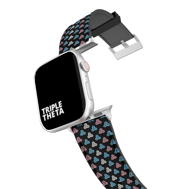 Trans TRIPLE THETA PRIDE Collection Band For Apple Watch Triple