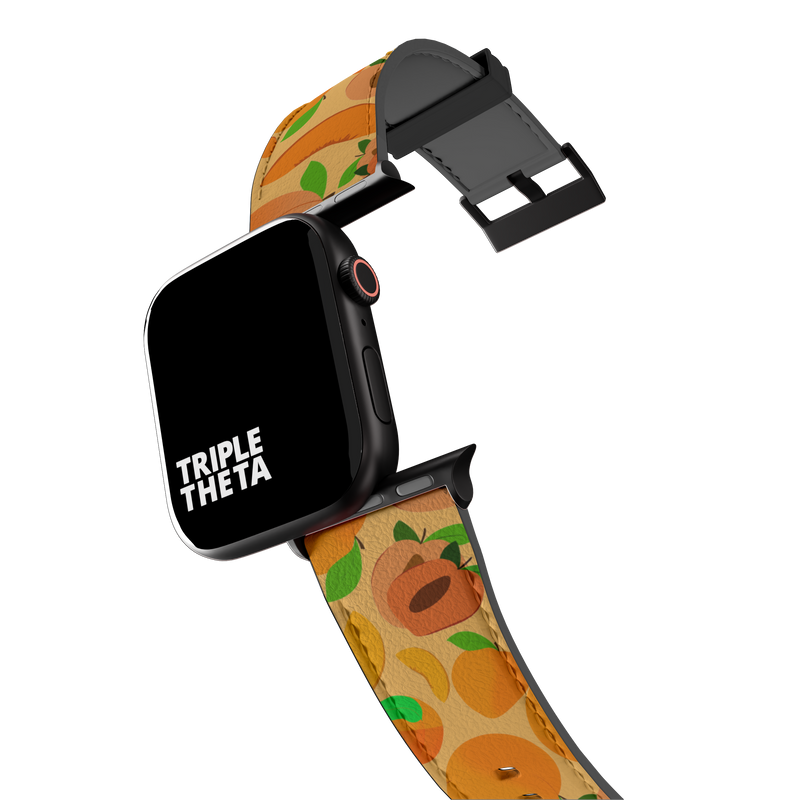 Peach Peach Fruit Collection Band For Apple Watch