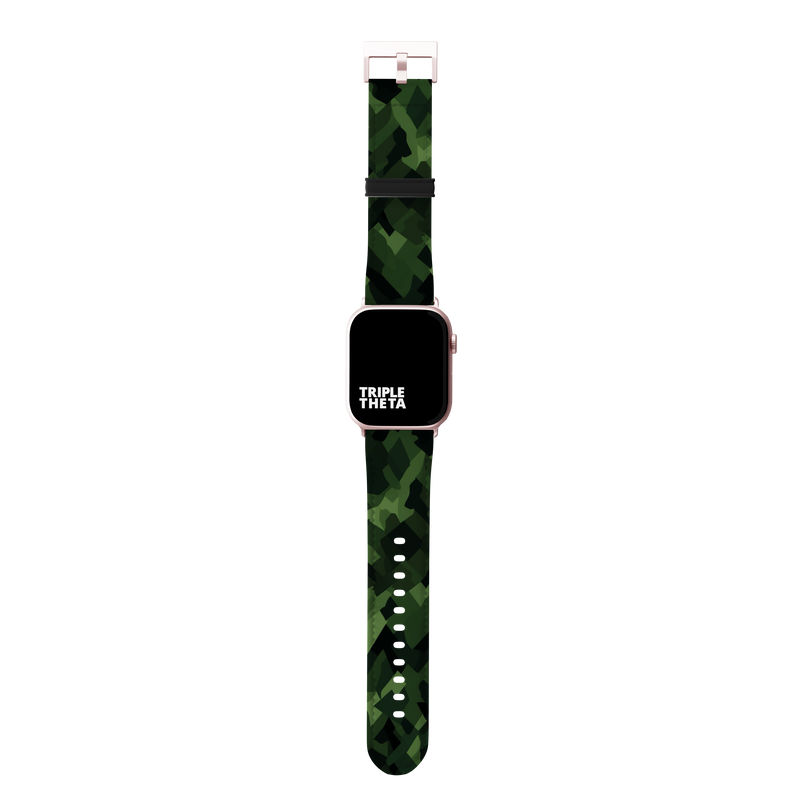Piney Green Camouflage Collection Band For Apple Watch