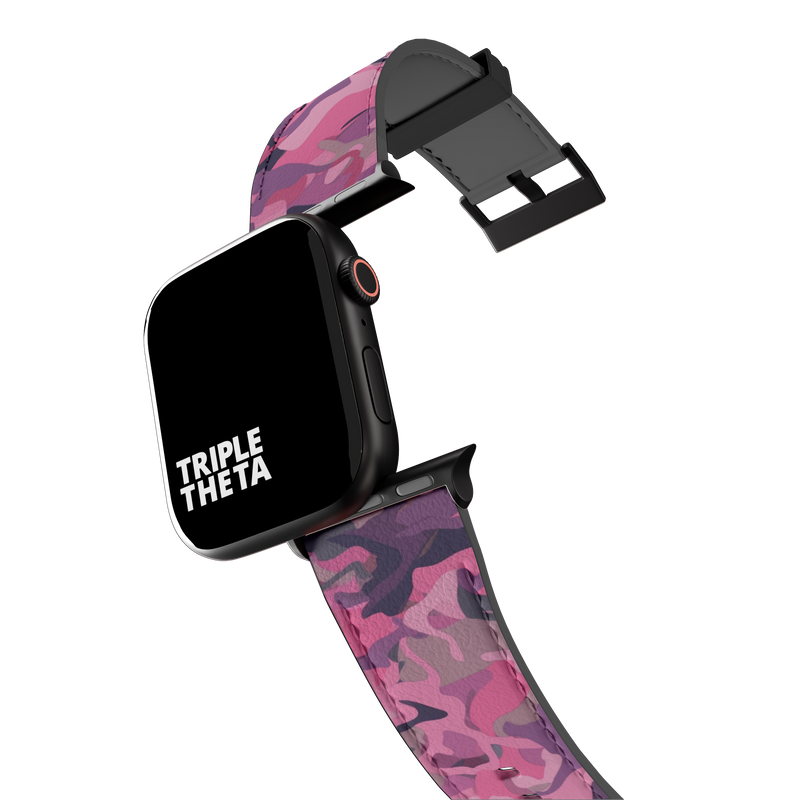 Pink Lemonade Camouflage Collection Band For Apple Watch