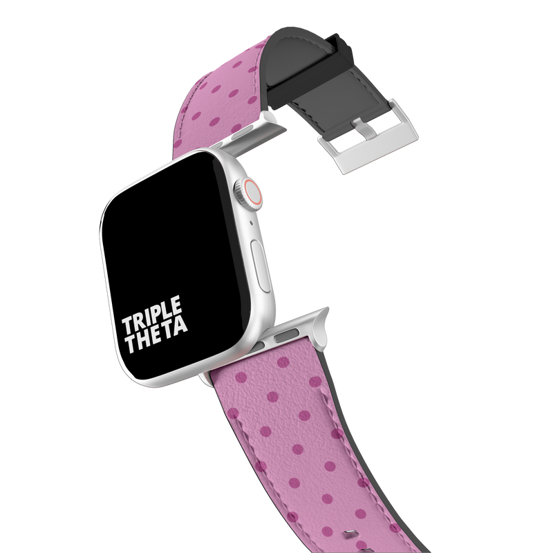 Pink Pig Polka Dot Collection Band For Apple Watch
